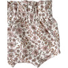 Girly Ruffle Shorts, Boho Floral Garland - Shorts - 2