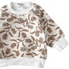 Cotton Sweatshirt, Bell Flowers - Sweatshirts - 2