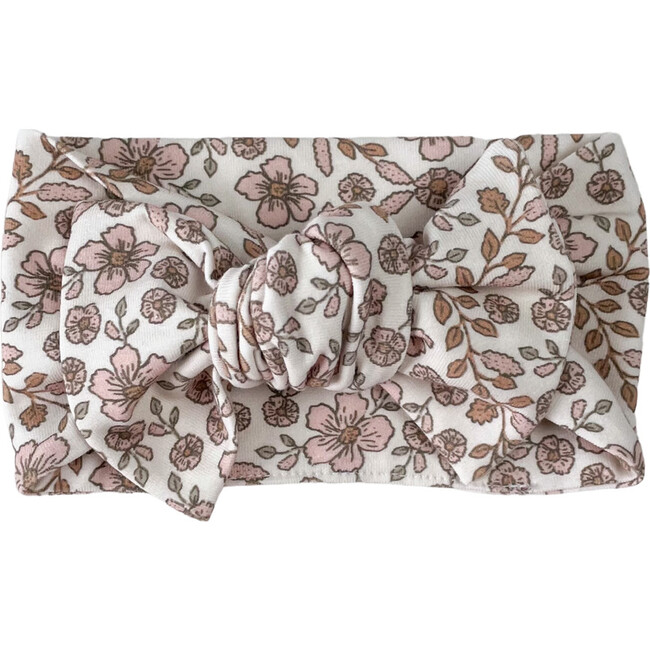 Bow Headband, Boho Floral Garland - Headbands - 1