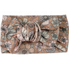 Bow Headband, Bold Floral Caramel - Headbands - 1 - thumbnail