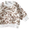 Cotton Sweatshirt, Bell Flowers - Sweatshirts - 3