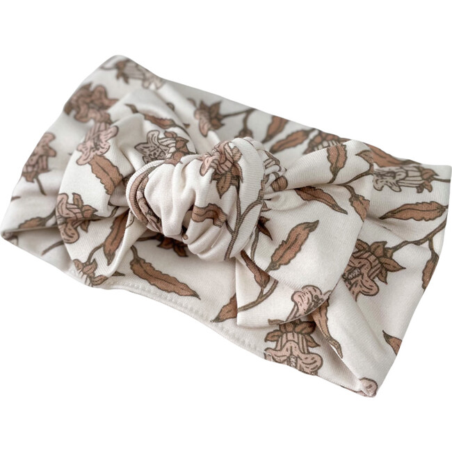 Bow Headband, Bell Flowers - Headbands - 2