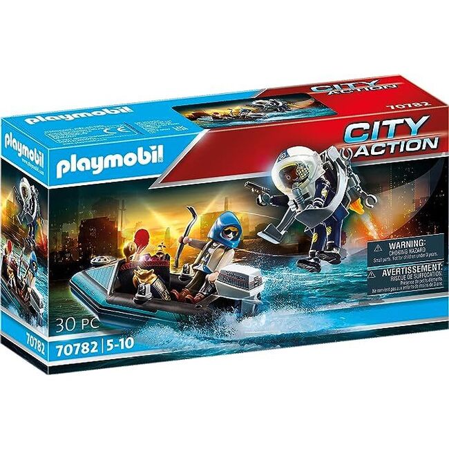 Police- Jetpack with Boat - Playsets - 1
