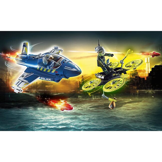 Police-Jet with Drone - Playsets - 2