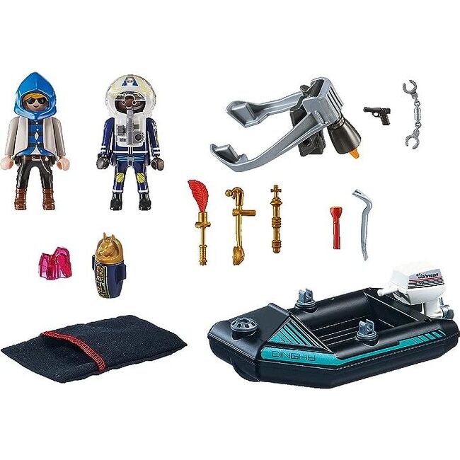 Police- Jetpack with Boat - Playsets - 3