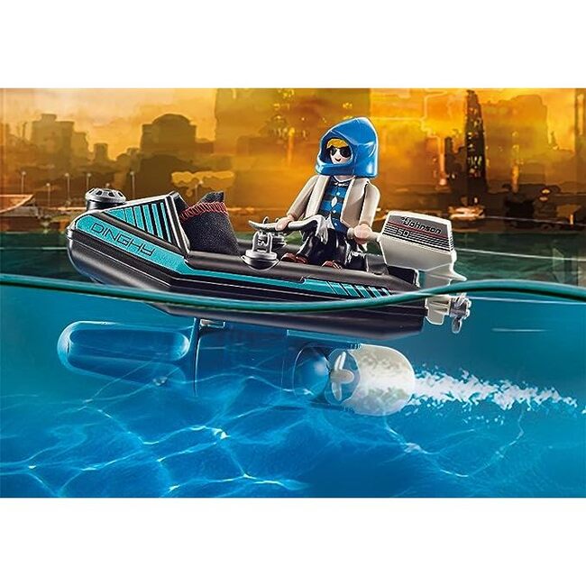 Police- Jetpack with Boat - Playsets - 4