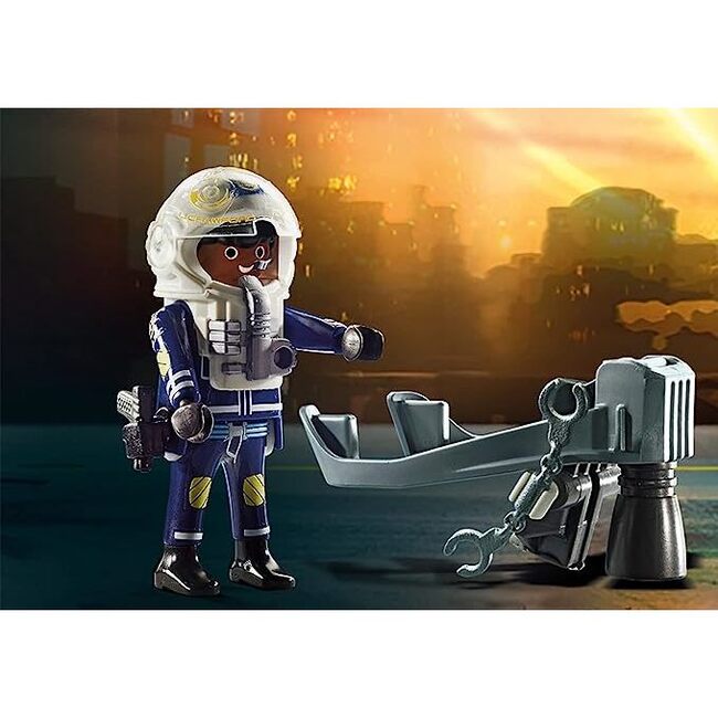 Police- Jetpack with Boat - Playsets - 5