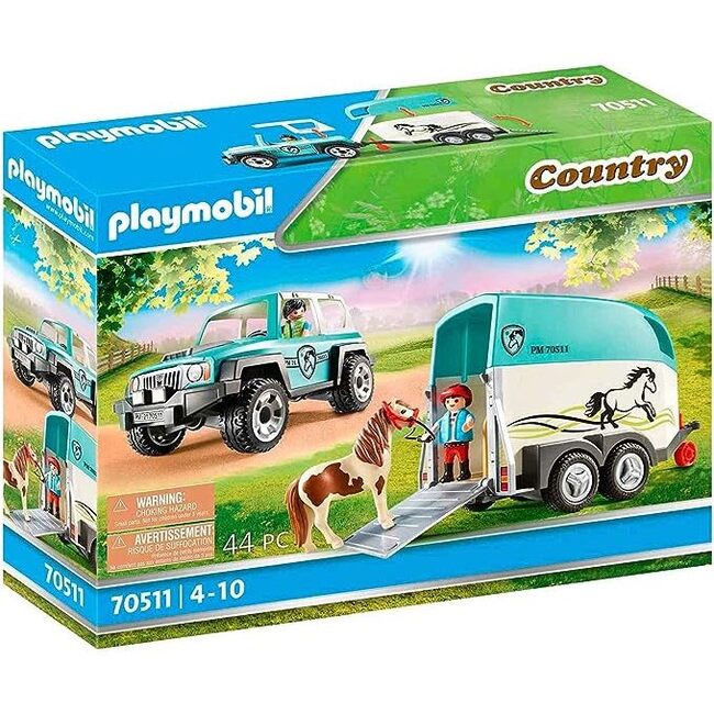 Car with Pony Trailer - Playsets - 2