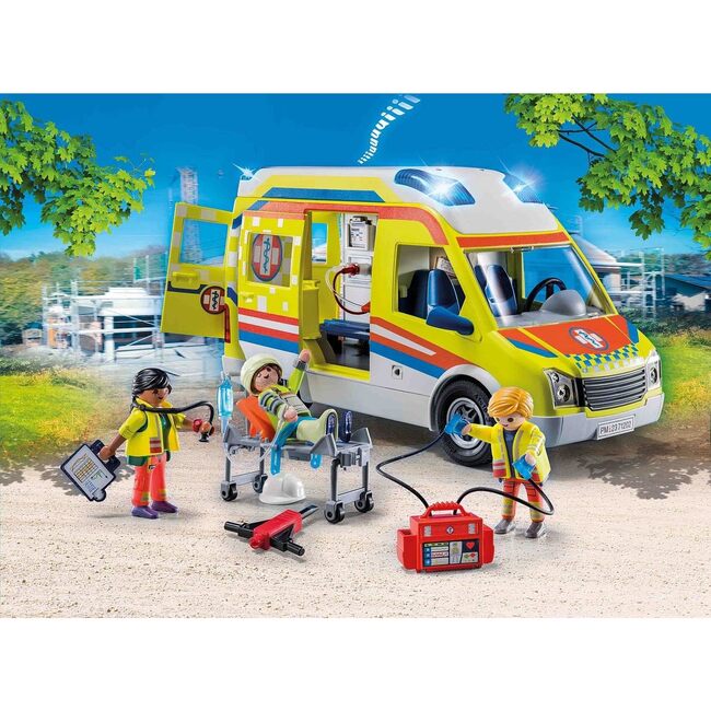 Ambulance with Lights and Sound - Playsets - 2