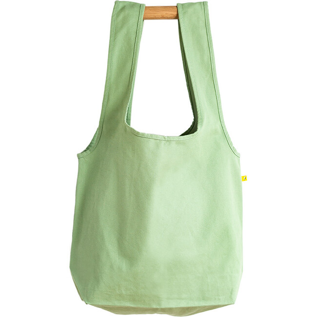 Women's Solid Wide-Strap Slouchy Bag, Moss