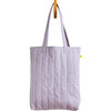 Women's Solid Quilted Puffer Tote, Lavender - Bags - 1 - thumbnail