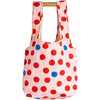 Women's Print Wide-Strap Slouchy Bag, Tomatoes - Bags - 1 - thumbnail