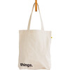 Women's Print Classic Women's Print Tote, 'Things' Natural - Bags - 1 - thumbnail