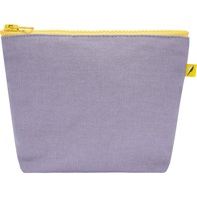Women's Solid Tiny Zip Pouch, Lavender