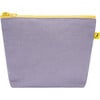 Women's Solid Tiny Zip Pouch, Lavender - Bags - 1 - thumbnail