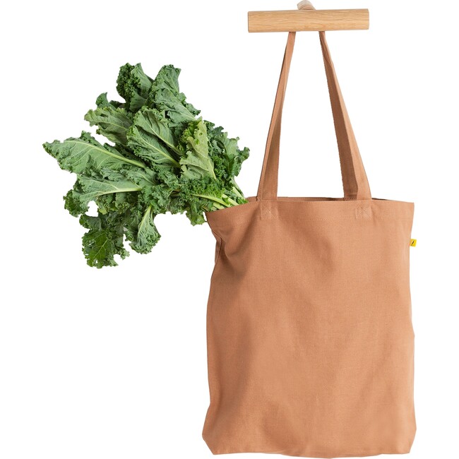 Women's Solid Classic Tote, Nutmeg - Bags - 2