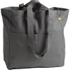 Women's Solid Large Multi-Pocket Box Tote, Dusk - Bags - 2