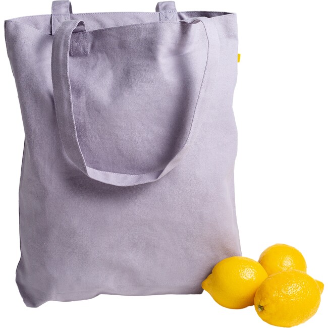 Women's Solid Classic Tote, Lavender - Bags - 3