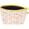 Women's Print Tiny Zip Pouch, Hearts - Bags - 3