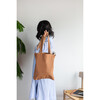 Women's Solid Classic Tote, Nutmeg - Bags - 4