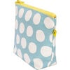 Women's Dots Tiny Zip Pouch, Blue - Bags - 2