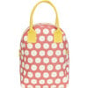 Dots Zipper Lunch Bag, Pink - Lunchbags - 1 - thumbnail