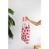 Women's Print Large Multi-Pocket Box Tote, Tomatoes - Bags - 4
