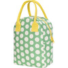 Dots Zipper Lunch Bag, Spring Green - Lunchbags - 2