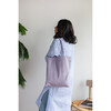 Women's Solid Classic Tote, Lavender - Bags - 5