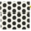 Dots Velcro Flip Snack Bag, Black And White - Lunchbags - 1 - thumbnail