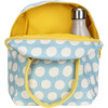 Dots Zipper Lunch Bag, Blue - Lunchbags - 4