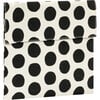 Dots Velcro Flip Snack Bag, Black And White - Lunchbags - 4