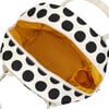 Dots Zipper Lunch Bag, Black And White - Lunchbags - 3