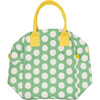 Dots Zipper Lunch Bag, Spring Green - Lunchbags - 5