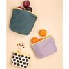 Women's Zip Pouch Set, Solids And Dots (Set Of 3) - Bags - 2