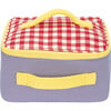 Gingham Square Lunch Bag, Red - Lunchbags - 1 - thumbnail