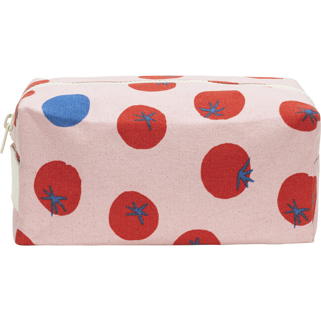 Women's Print Traveller Kit Zipper Pouch, Tomatoes - Bags - 2