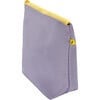 Women's Solid Mid Zip Pouch, Lavender - Bags - 2