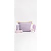 Women's Solid Mid Zip Pouch, Lavender - Bags - 4