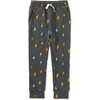 Printed Everyday Joggers, Gradient Bolts - Pants - 1 - thumbnail