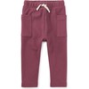 Side Pocket Rib Baby Pants, Cassis - Pants - 1 - thumbnail
