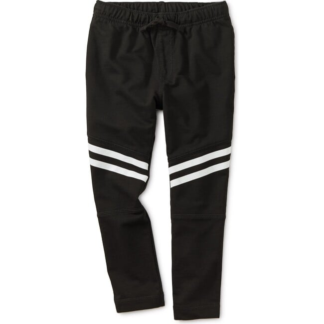 Speedy Striped Play Pants, Jet Black - Pants - 2