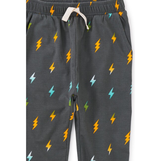 Printed Everyday Joggers, Gradient Bolts - Pants - 3