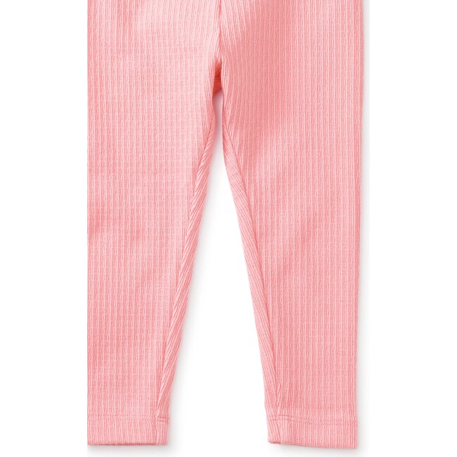 Pointelle Ribbed Baby Leggings, Sugar - Leggings - 3