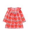 Mighty Mini Print Baby Dress, Normandy Apples - Dresses - 1 - thumbnail