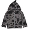 Spike Out Baby Zipper Hoodie, Diamant In Space - Sweatshirts - 1 - thumbnail