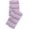 Striped Leggings, Blue Glow - Leggings - 1 - thumbnail