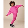 Mini Ikat Dot Ruffle Sleeve Popover, Pink - Sweatshirts - 2