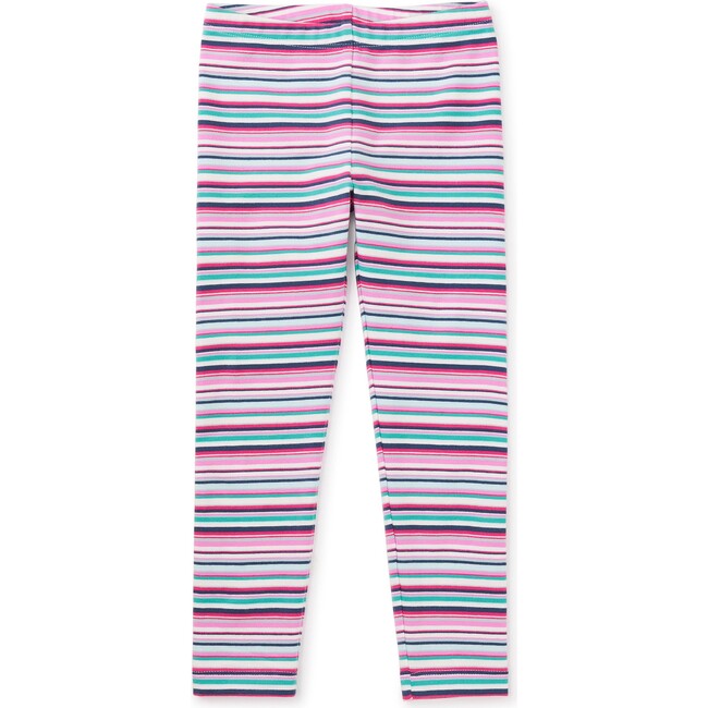 Striped Leggings, Blue Glow - Leggings - 2
