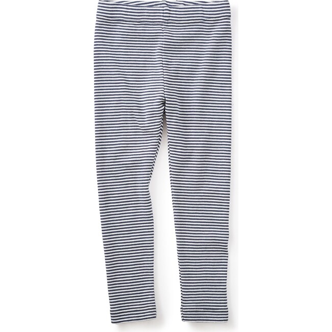 Striped Leggings, Heritage Blue - Leggings - 3